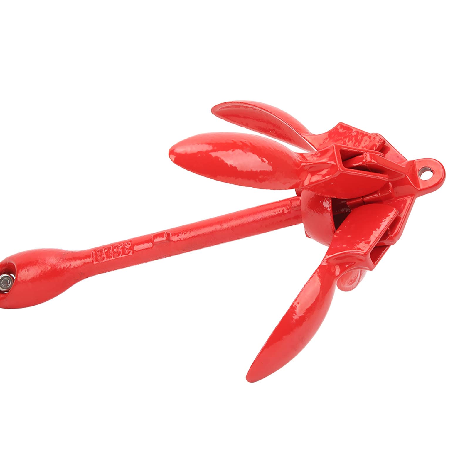 Ancla para Barco con Cuerda de Remolque de 12 Metros, Bolsa de Transporte, Ancla Plegable de Acero al Carbono para Kayak y embarcaciones.