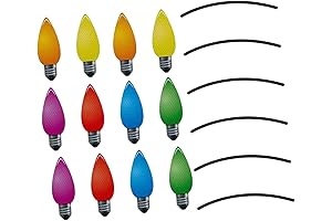 Didiseaon Magnetic Reflective Light Bulb Christmas Car Decorations