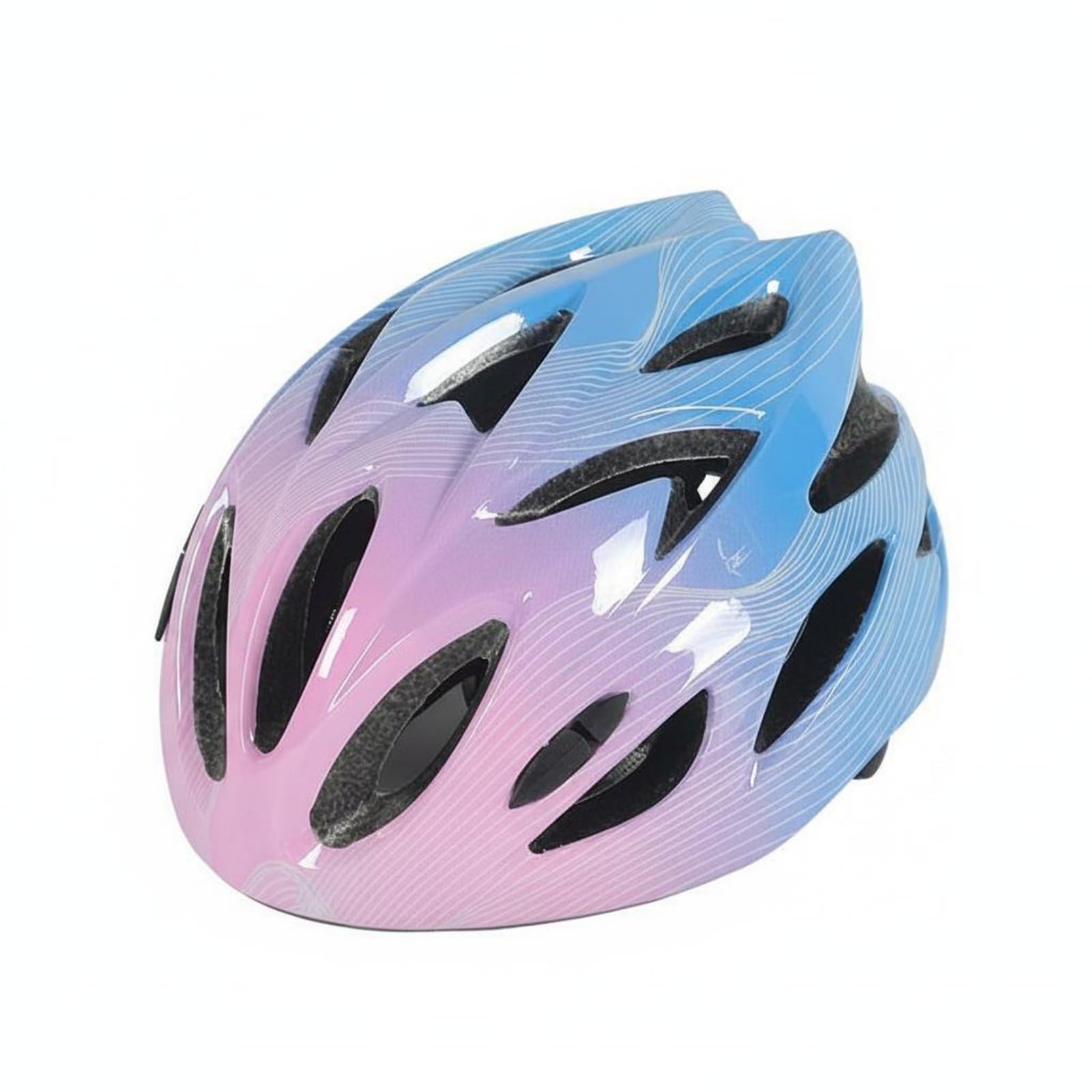 Multi-Sport Children's Cycling Helmet Lightweight Kids Bike Helmet Adjustable Fit Safety Gear Breathable for Toddlers, Skating, Outdoor, Pink Blue Gradient-picture-24