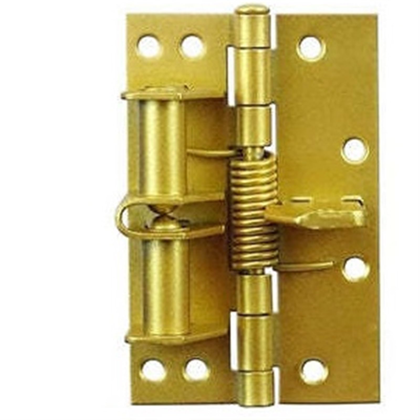 Flush Hinges Metal Automatic Closer Door Closing Hinge Adjust The Device Furniture Hardware(Gold)