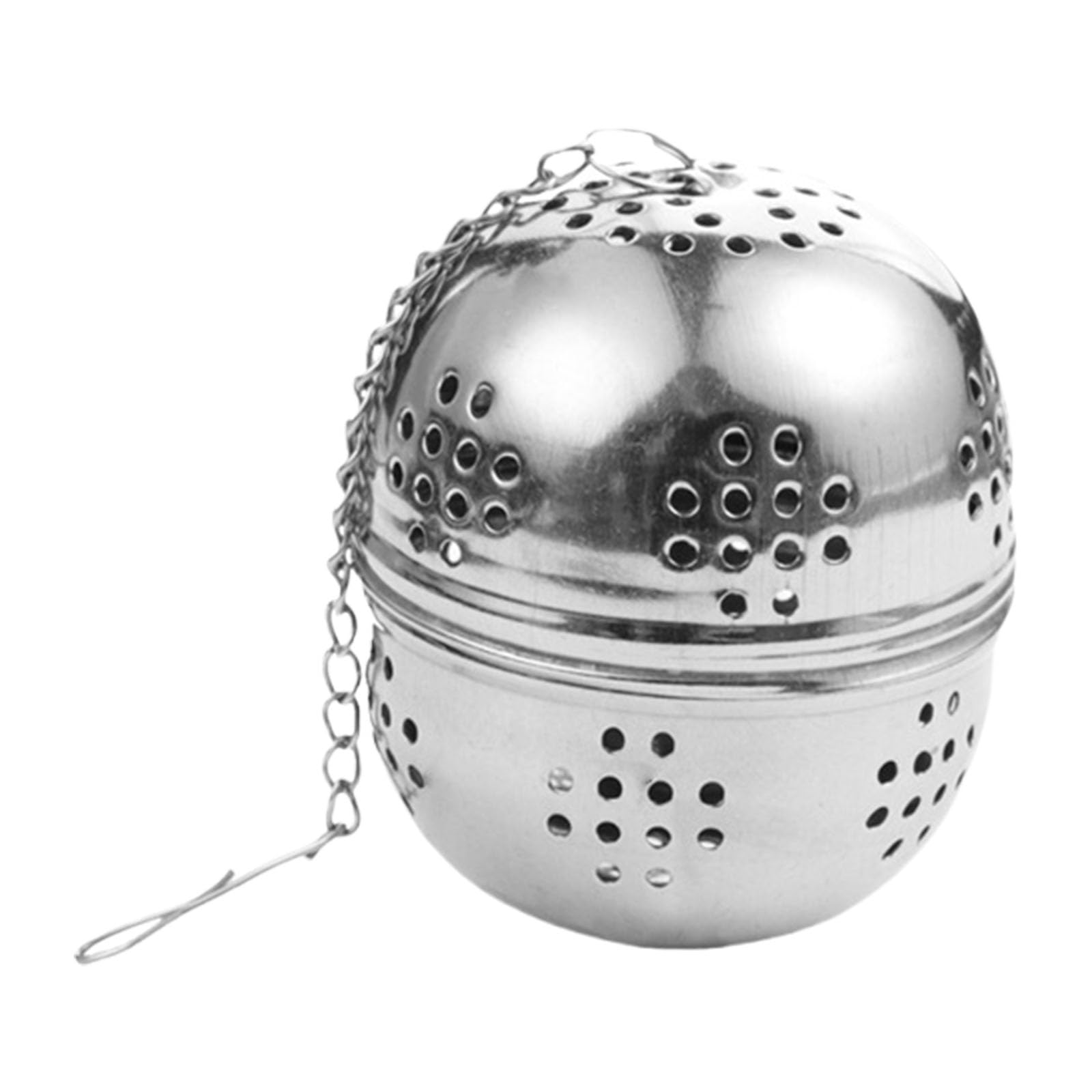 MALSSE Teas Ball Loose Leaves Spices Strainer Stainless Steels Teas Infuser with Rope Chain Leaves Spices Ball Strainer Filter Meshes Sieves