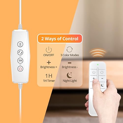 Miniatura 2 de Lámpara de escritorio blanca Blanco,Negro,https://www.amazon.com/dp/undefined