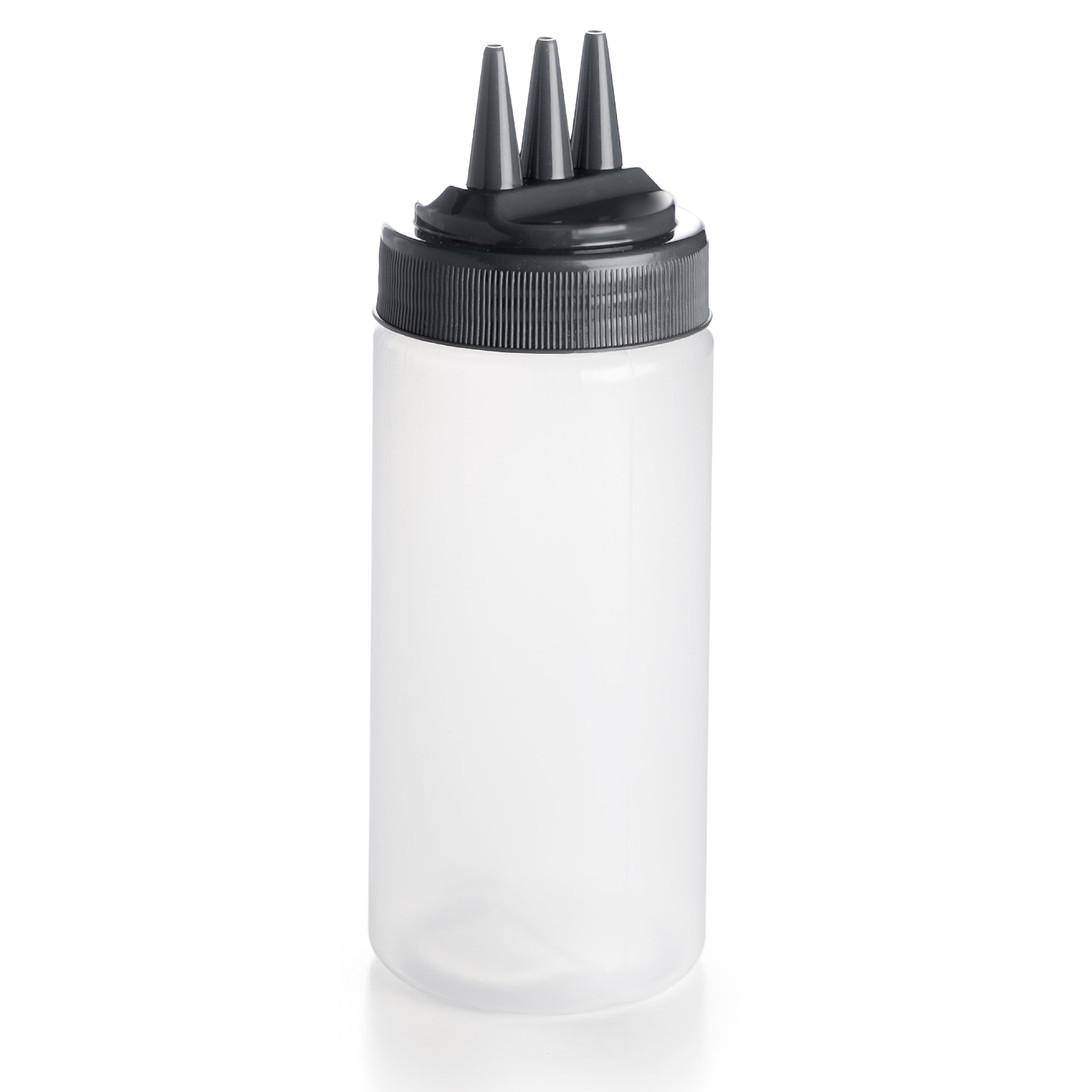 LACOR - 61974 - Botella biberón Tri, Para decorar, Repostería, Para personalizar platos, Ideal para salsas, Polietileno, Libre de BPA, 0,45 litros