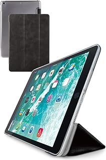 エレコム ipad 9世代 ケース 10.2インチ 第9/8/7世代対応 クリアケース スリープモード 薄型 軽量 ブラック TB-A19RWVBKN