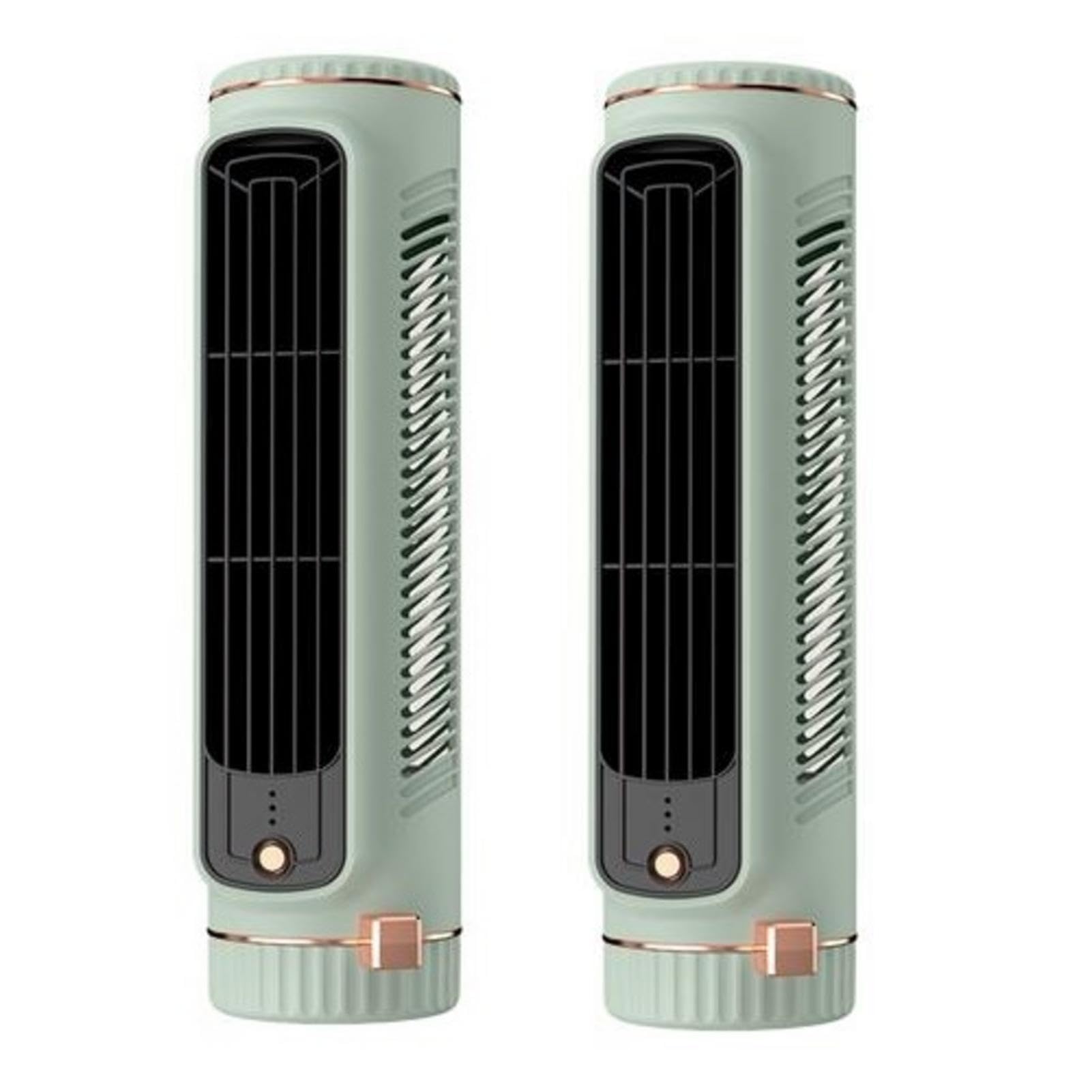 Outfany Lot de 2 ventilateurs de refroidissement Libiyis pour chambre à | coucher, bureau, cuisine, salle de bain