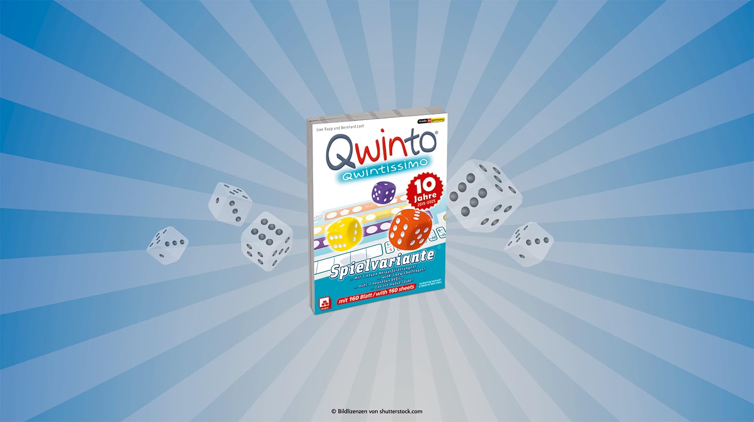QWINTISSIMO - allererster Variantenblock für das Spiel Qwinto (ZUSATZBLÖCKE)