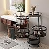 Amazon.com: Rotating Kitchen Storage Rack No Assembly, 4-Tier Round ...
