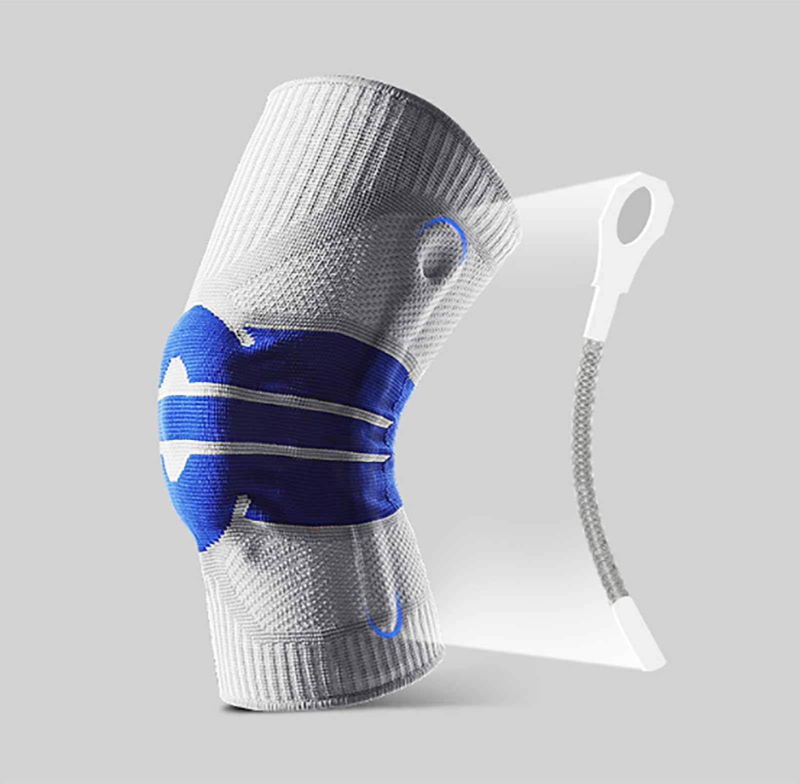 Rodilleras de Voleibol/Rodilleras para Dolor de Rodilla Mujeres y Hombres/Rodillera Manga de Compresión/estabilizadores de Resorte Lateral/Alivio del Dolor Articular,L-E