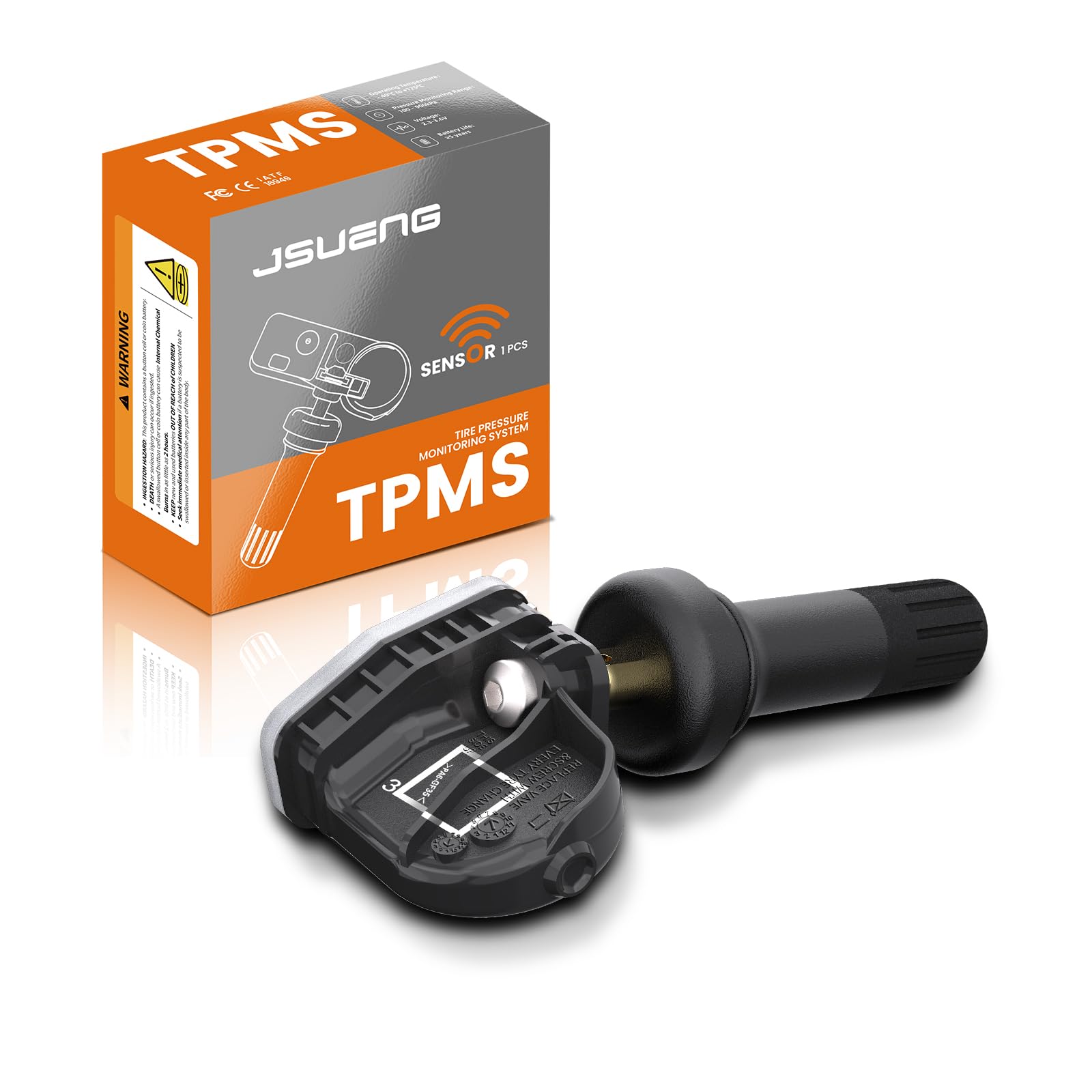 TPMS Sensor GM, 315Mhz Tire Pressure Monitoring System Sensor Compatible for Buick Regal Encore,Chevy Silverado Colorado Cadillac GMC SAAB Replaces#13586335 13598771 13598772 13581558
