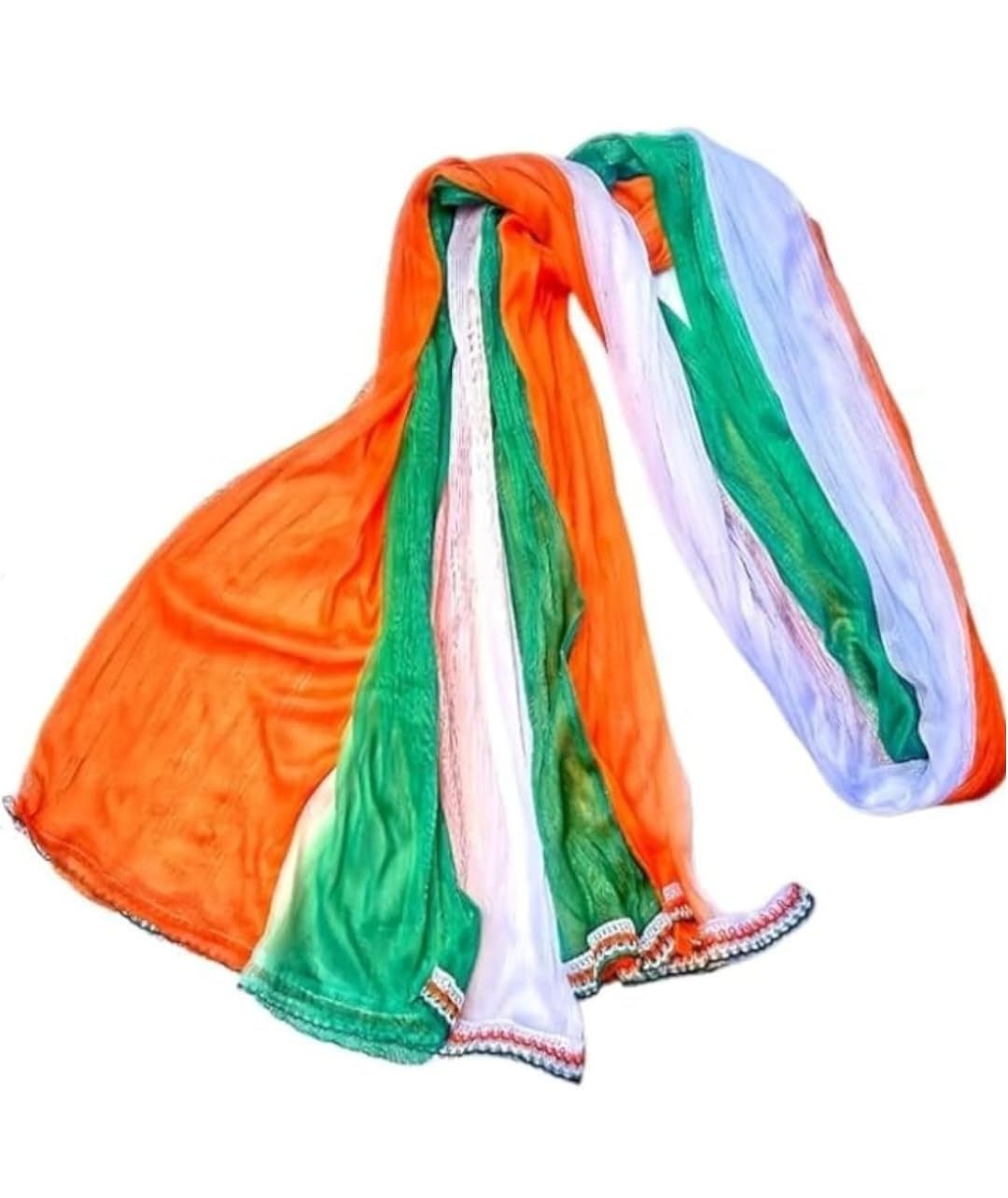 Raayu Shop Tricolor Dupatta Chunni, Independence Day Republic Day Special (Pack 1)-picture-34