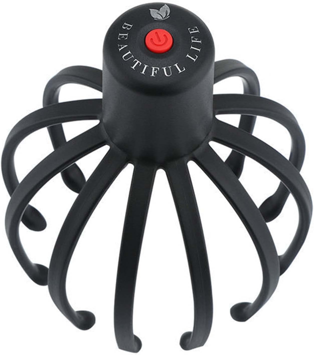 Masajeador De Cuero Cabelludo, Pulpo Eléctrico 12 Garras Masajeador De Cabeza Manos Libres Alivio Terapéutico De Rascador De Cabeza Estimulación del Cabello Cuidado De La Salud Estrés