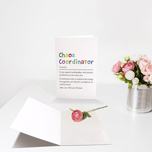 Miniatura 3 de Divertida tarjeta del día del jefe para jefe gerente, divertida tarjeta de cumpleaños de compañero de trabajo, tarjeta de abandono de compañero de