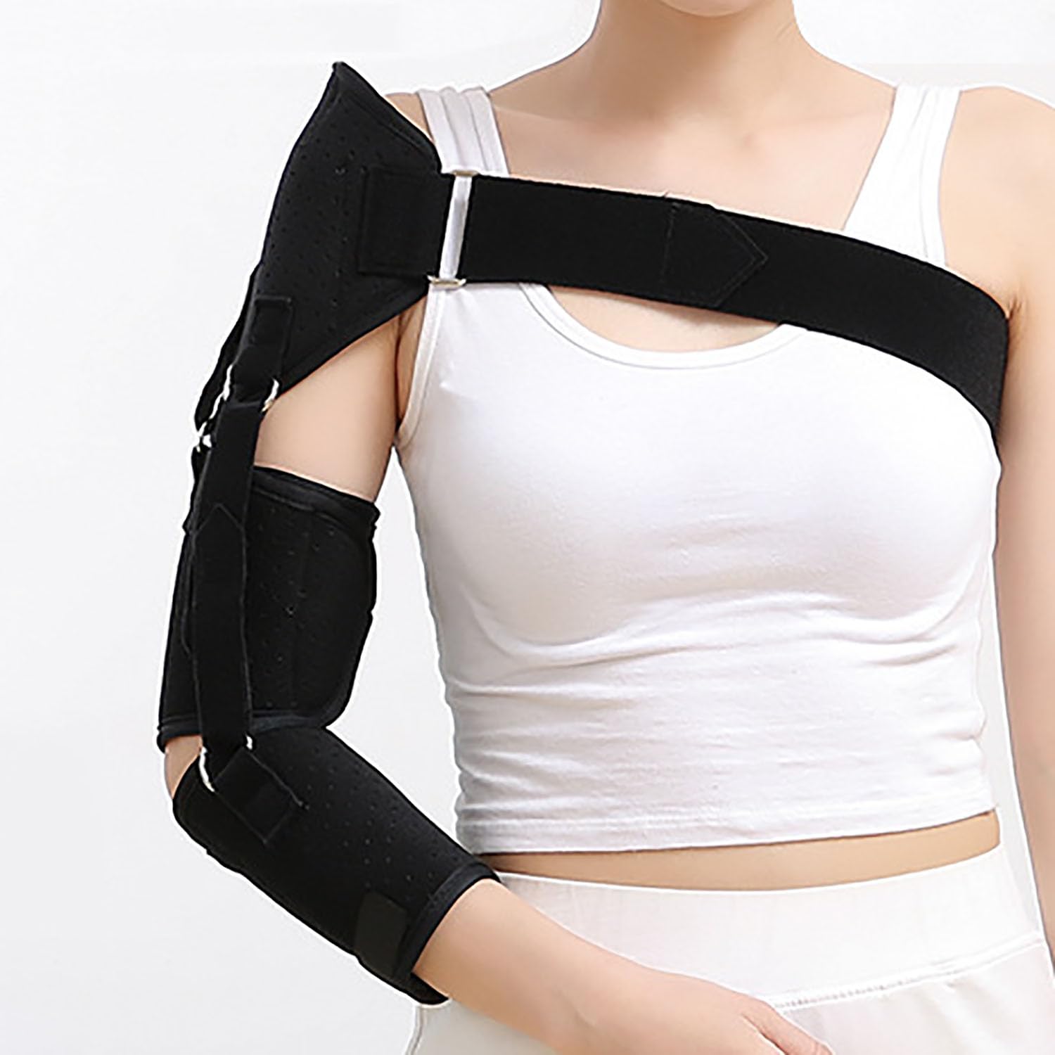Soporte Para Hombro Para Mujeres Y Hombres, Cabestrillo Ajustable Para Inmovilizar El Brazo, Tres Secciones De Soporte, Alivia El Malestar En El Hombro, Para Luxaciones Articulares Y Recuperación