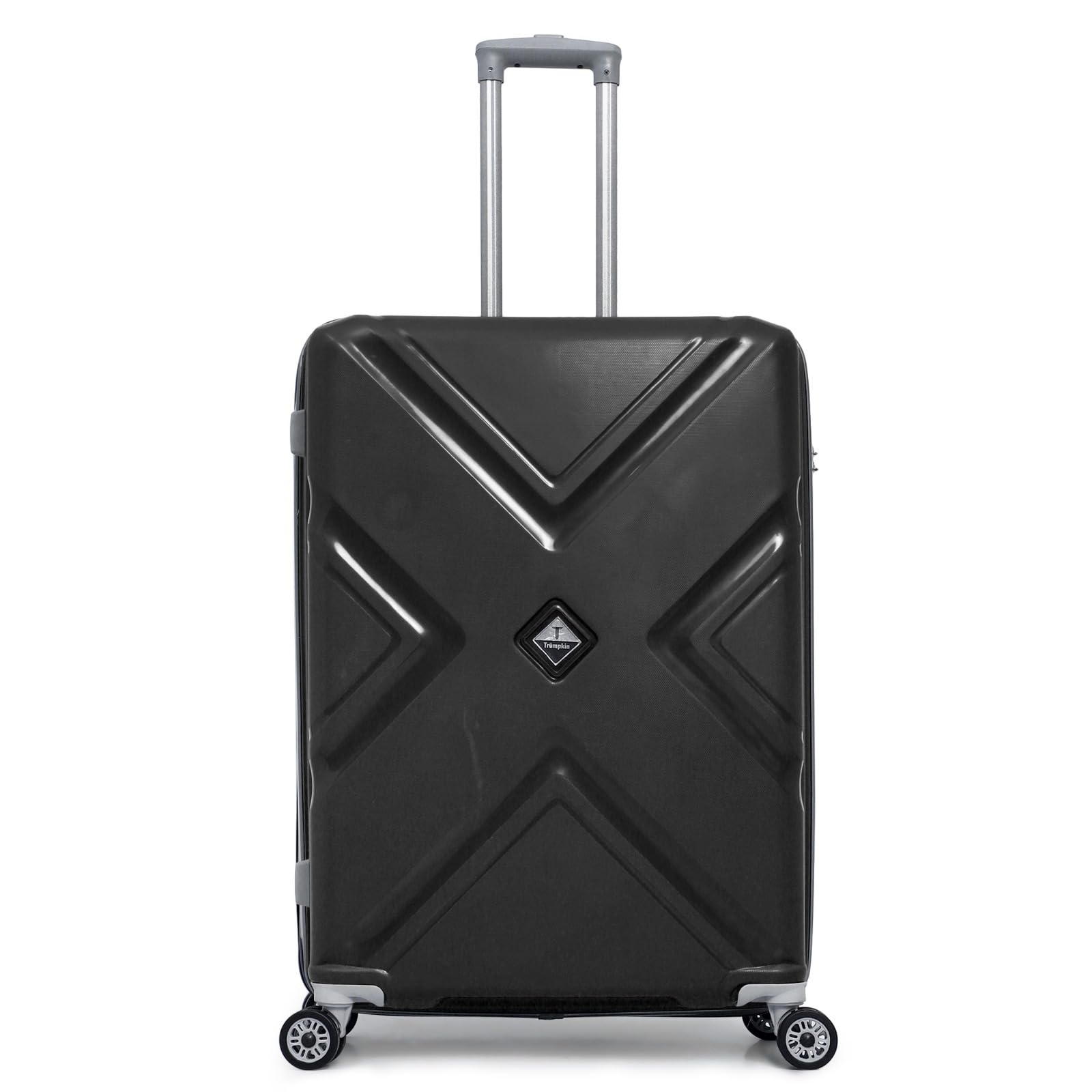 trumpkin Suitcase 360 Degree Small Suitcase/Cabin-Luggage/Size 55 cm/Hard-Sided Luggage Trolley Bag/Model-Z / 360 Rotating / 8 Wheels/ 22" inch (Black)-picture-38