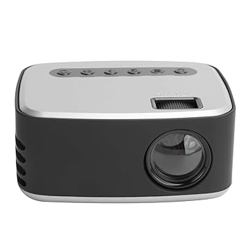 Mini Projector, Portable 110 Inches Projection Size Portable Projector Short Focus(European Standard 100-240V)