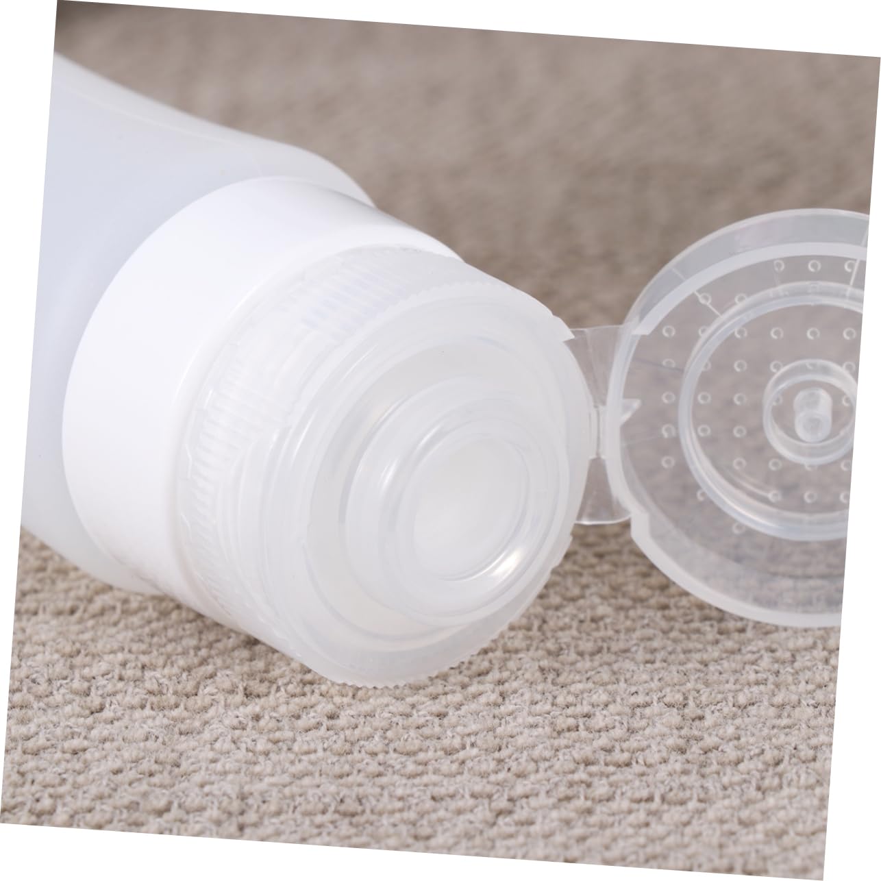 FOMIYES Set Di 3 Flaconi Per Il Trucco Da Viaggio - Dispenser in Silicone Da 60 Ml Con A Prova Di Perdite Per Lozione Shampoo E Altro (nero) 4 Pezzi*3
