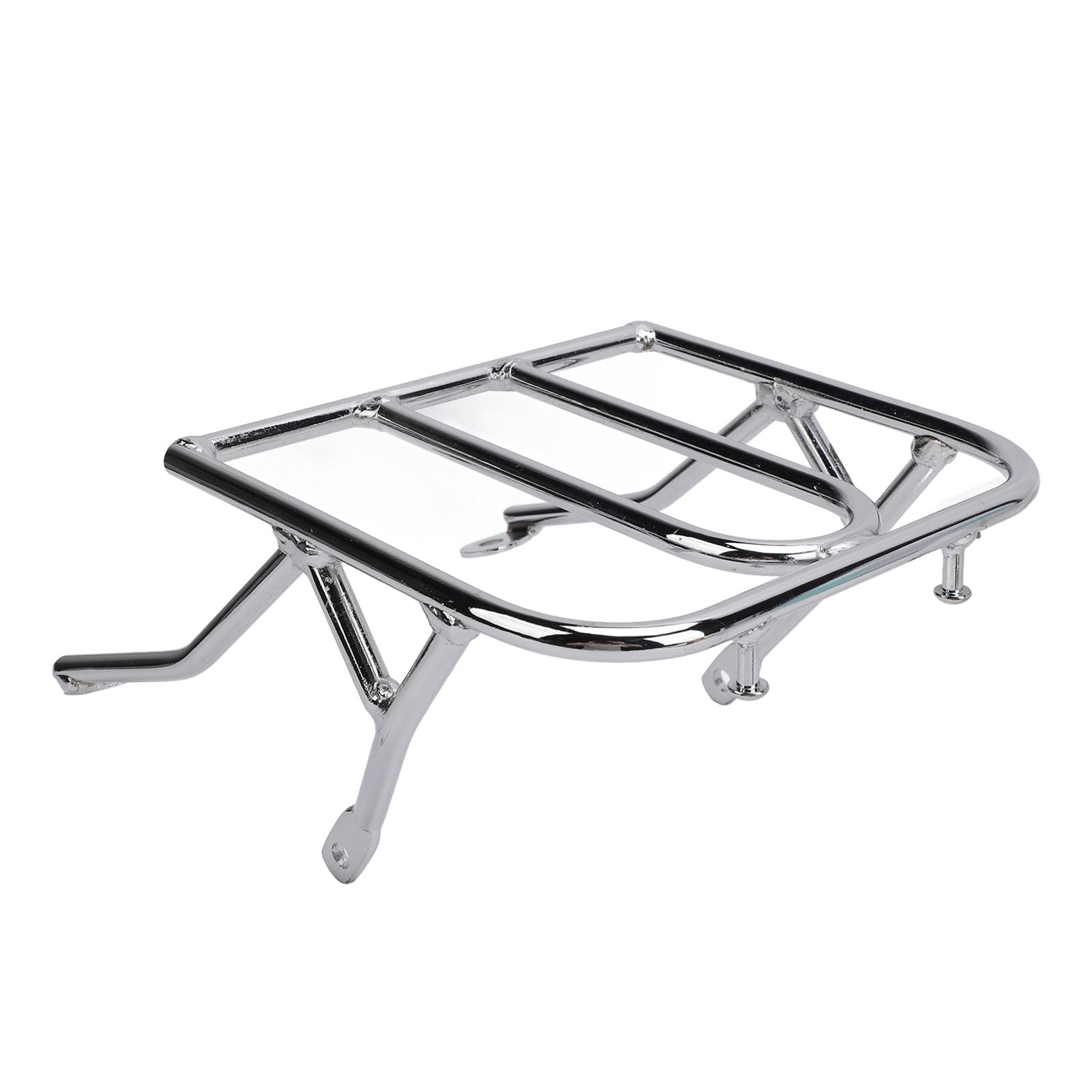 Akozon Estante de Soporte de Carga a Prueba de Herrumbre con Superficie de Pulido de Acero Inoxidable para Motocicletas CT70 ST70 ST50 Z50