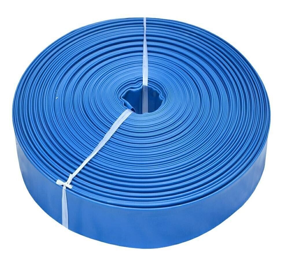 IBO - Manguera de PVC (2", 50 m, flexible, manguera plana