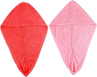 FOMIYES 2 Pçs Touca De Cabelo Seco Touca De Banho Toalha De Cabelo Encaracolado Microfibra Toalha De Banho Turbinas Para Senhoras Banho Touca De Banho Touca De Banho Para Cabelo Touca De