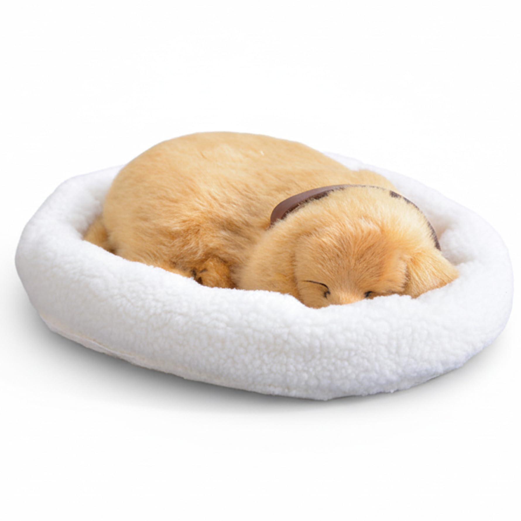 Chiot en peluche respirant, compagnon interactif doux et calme