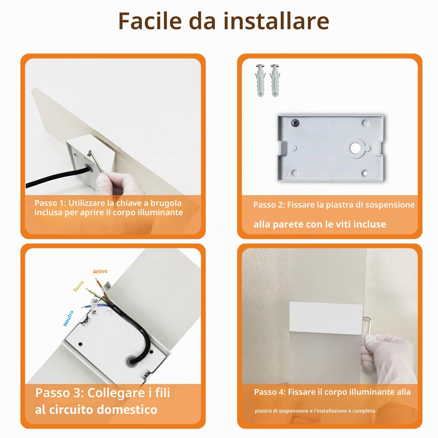 KICAAO Applique da Parete Interno,Acryl LED Moderno Lampada da Parete, 12W Up Down Illuminazione da Parete per Camera da Letto Corridoio Soggiorno Scala (6000K)