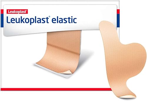 Leukoplast - Vendajes adhesivos de tela elástica sin látex, protección para los dedos del pie, a granel de 2 x 1 pulgada (100 en caja)