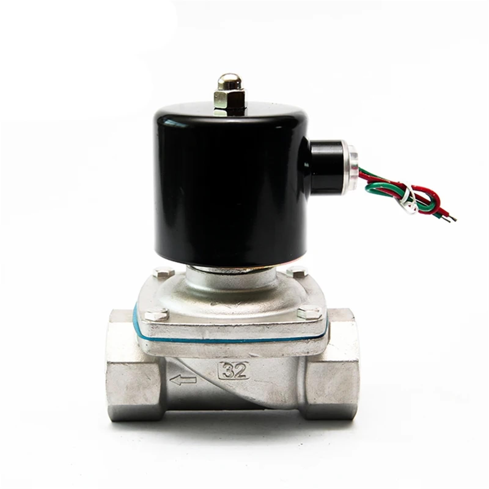 MXXDMOPD 1/2" 3/4" 1" 1-1/4" 1-1/2" 2" 304 Stainless Steel Solenoid Valve Normally Closed 24V 12V 220V 110V(220vac,DN40)