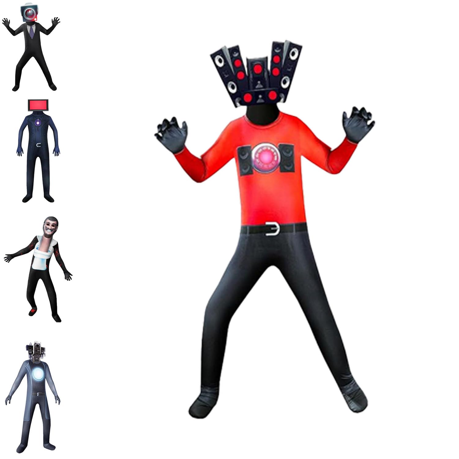 Buy DOGMIL Skibidi Toilet Costume, Skibidi Toilet Tv Man Costume