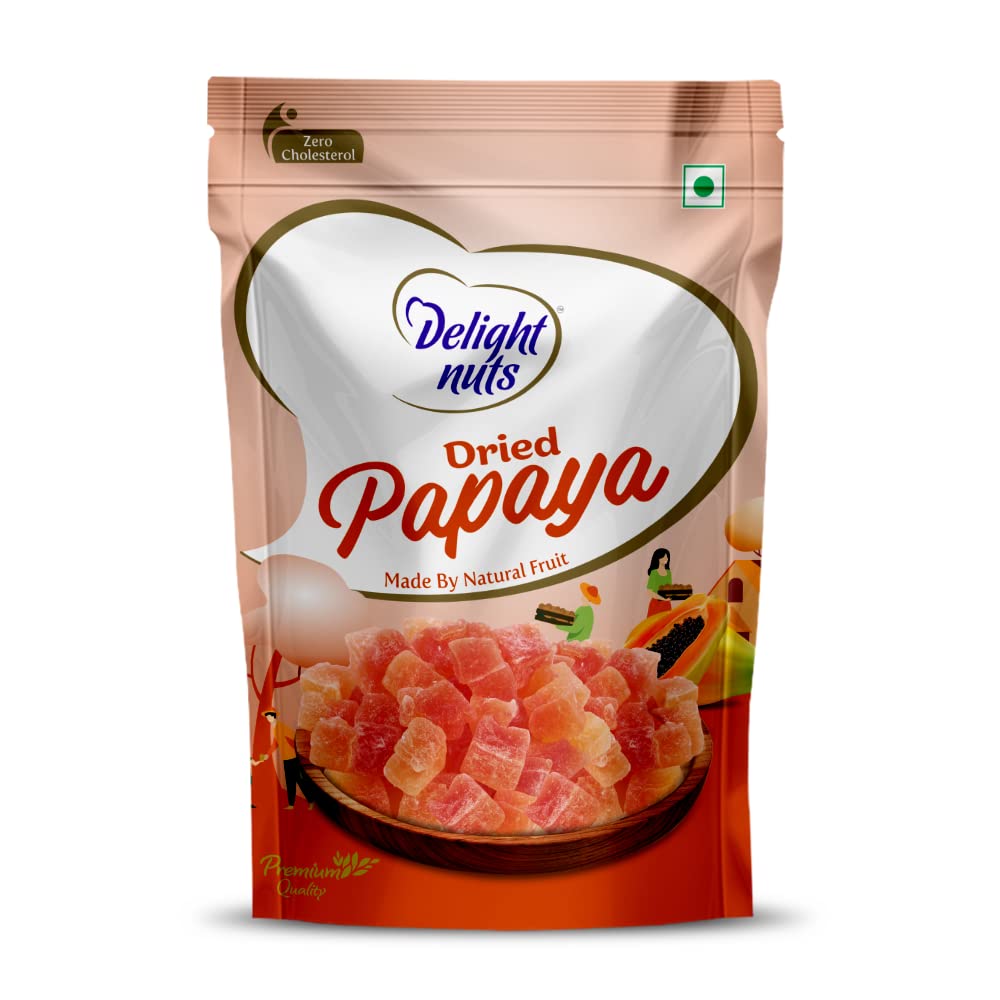 Delight Nuts Dried Papaya 200gm-image-42