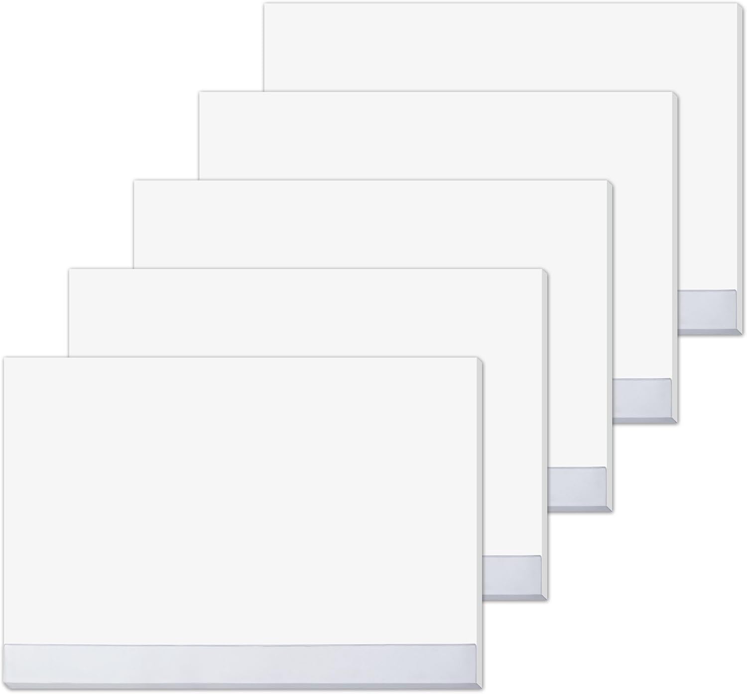 SIGEL HO280 Paper Desk Pad, Blank with Protective Strip, A2 (59.5 x 41 cm) 80gsm, White, 30 Sheets, 5pcs.