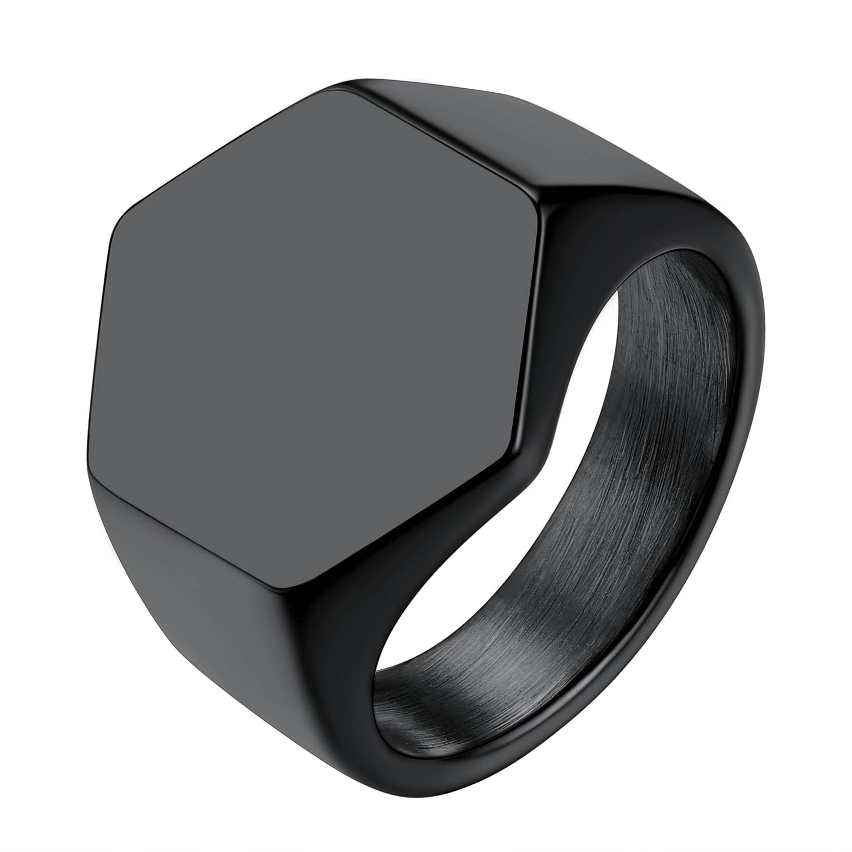 Bague Chevalière The Predator En Acier Inoxydable - Taille US 10 (62 FR) - Style Argenté Neuf Sous Blister