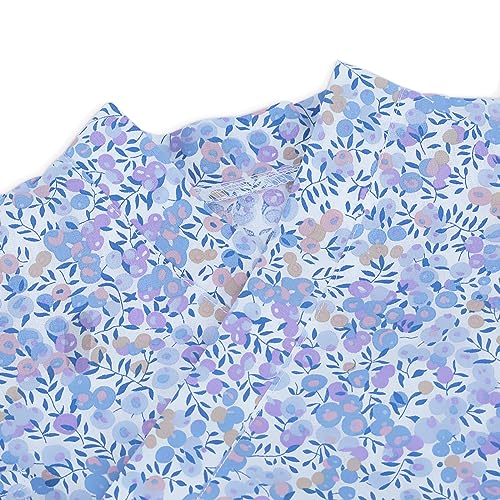 PAUBOLI Baby Kimono Romper Japanese Sakura Cotton Infant Comfy Pajamas 3-24 Months2