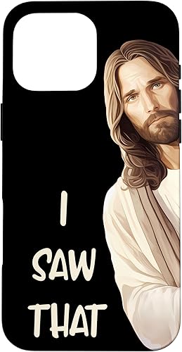 Miniatura 19 de iPhone 12/12 Pro Funny Jesus I Saw That Case