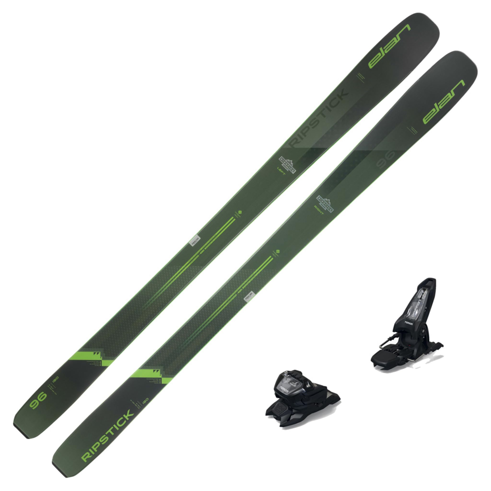 Amazon.com : 2024 Elan Ripstick 96 Skis w/Marker Griffon 13 ID