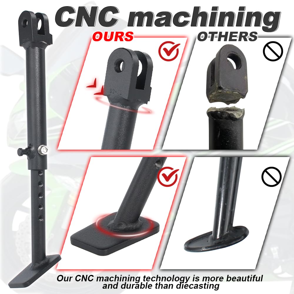 Xitomer 3 inch Adjustable Kickstand Fit for Ninja ZX-6R ZX6R 2013