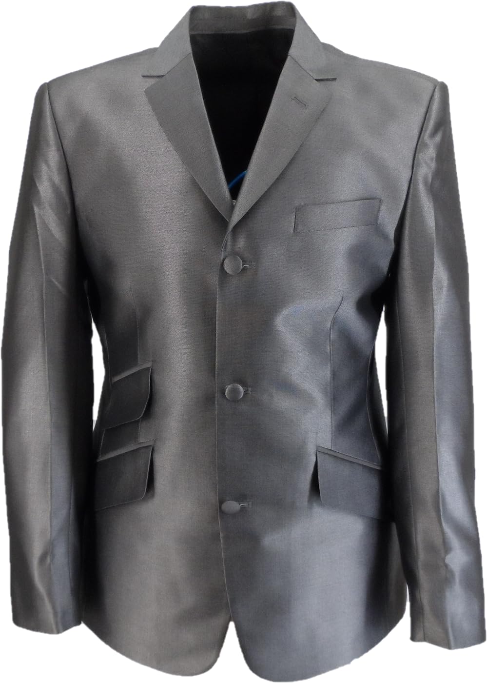 Mazeys Men's Sliver Grey Jacket Tonic Retro Mod Suits (Uk, Numeric, 40, Regular, Regular, )