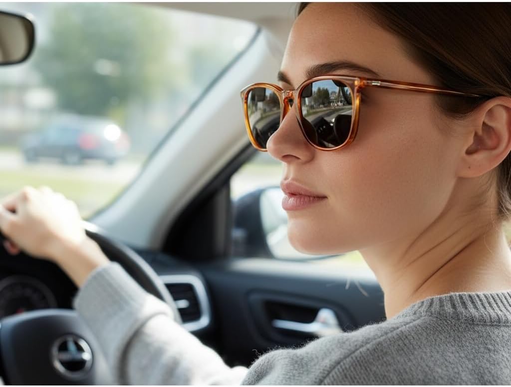 CARFIA Big Fashion Polarized Women's Sunglasses UV Protection Outdoor Driving Eyewear CA5358 - Image 2