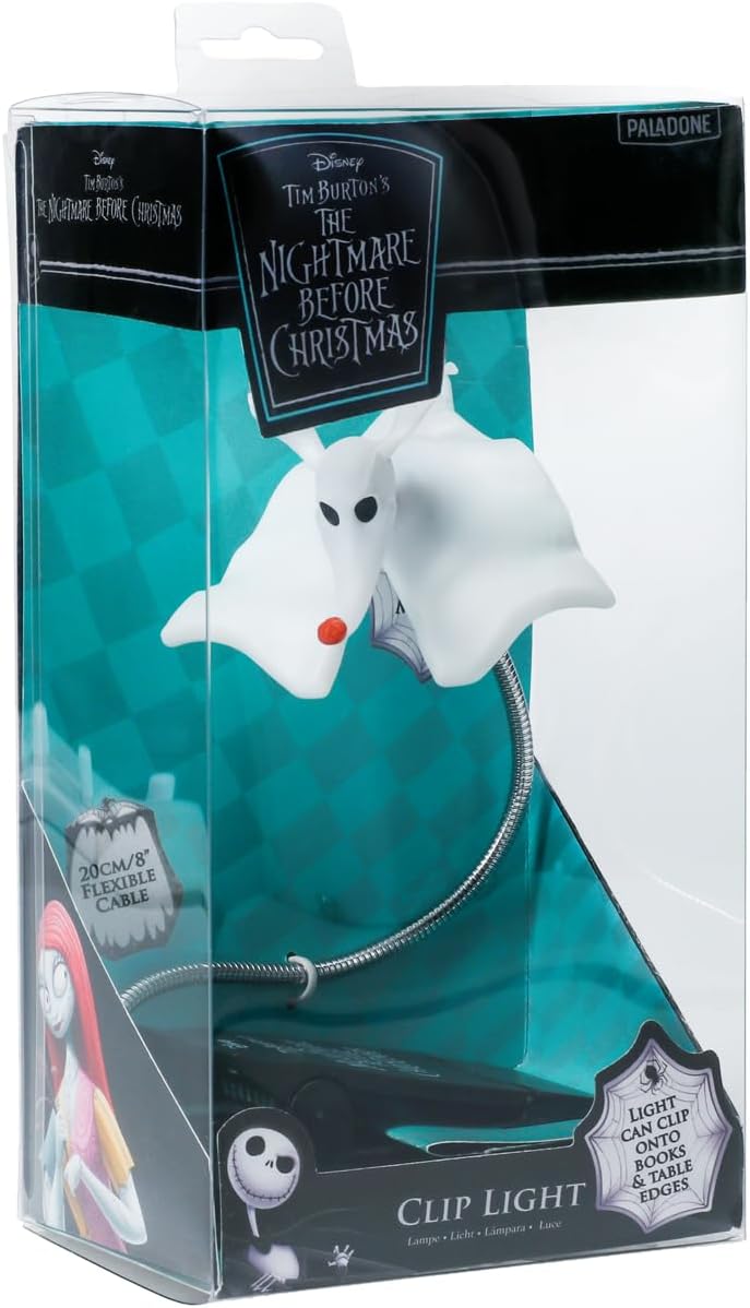 Paladone Nightmare Before Christmas Reading Light - Zero The Ghost Dog Book Light for Reading in Bed or Portable Light for Travel - Image 3