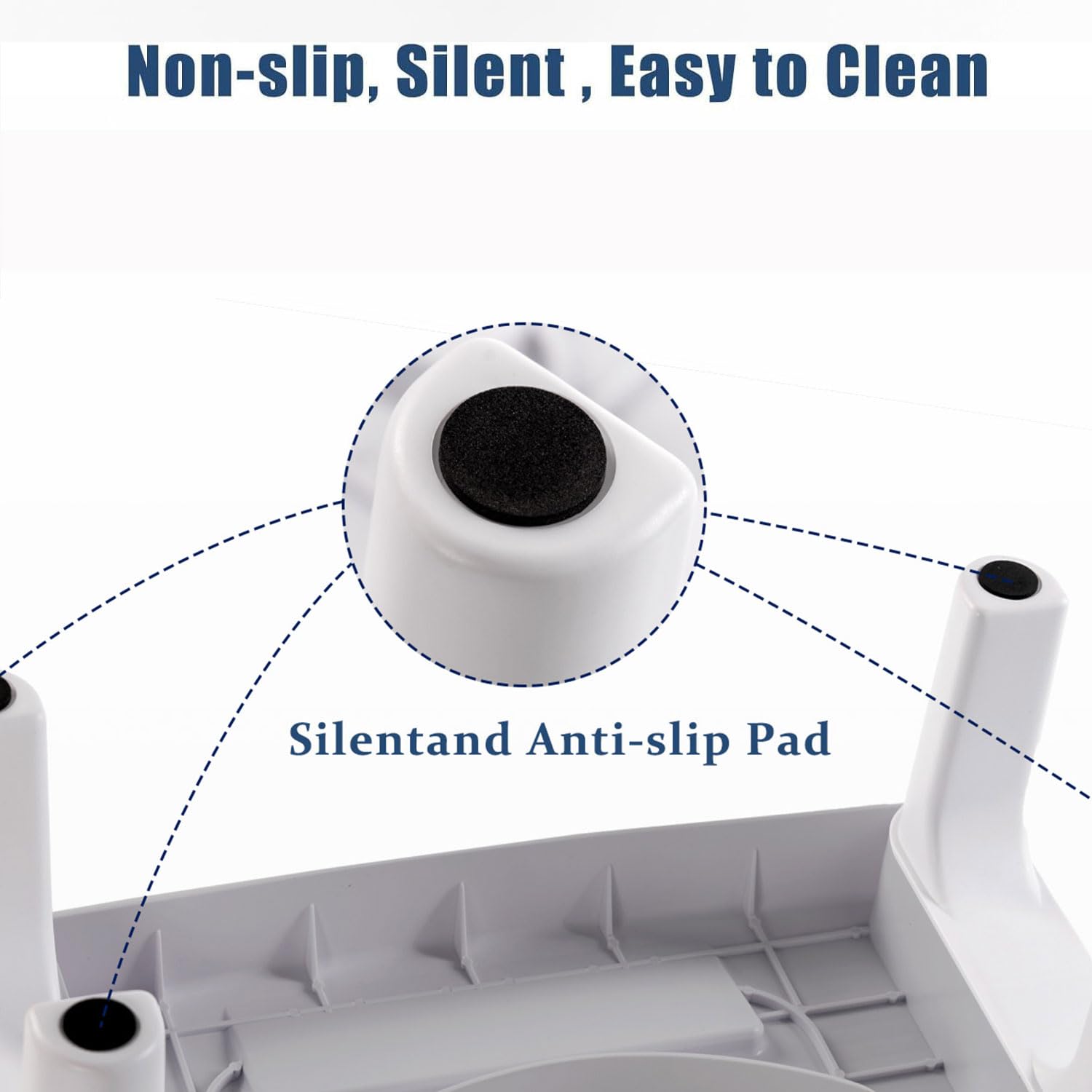 6.7 Inch Toilet Stool for Bathroom,Non-Slip Potty Stool for Pooping,Toilet Step Stool for Adults/Seniors/Kids — view 5