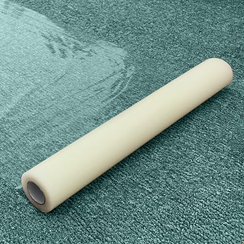 WINSOME Heavy Duty Carpet Protector Film - 60 Micron Thickness Strong Self Adhesive Roll Waterproof Floor Protector Plastic Dust Sheet Cover | 60 cm x 25M Roll