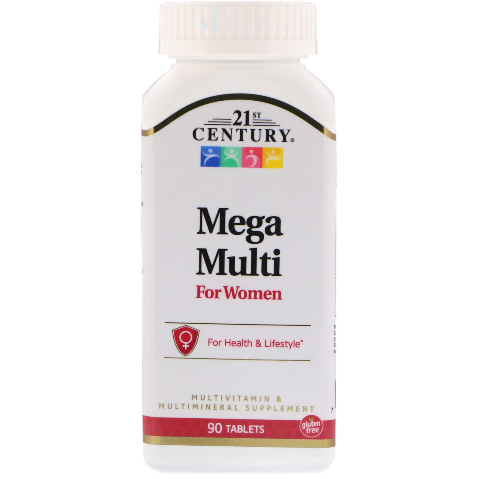 21st Century, Mega Multi, for Women, Multivitamin & Multimineral, 90 Tablets