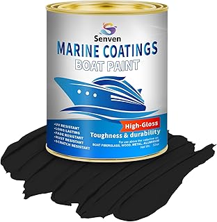 Boat Paint 35 Oz Gloss Marine Boat Topside Bottom Enamel Paint for Boats, Wood, Fiberglass, Aluminum, Metals, Oil-Based Epoxy White Black Red Gray Blue