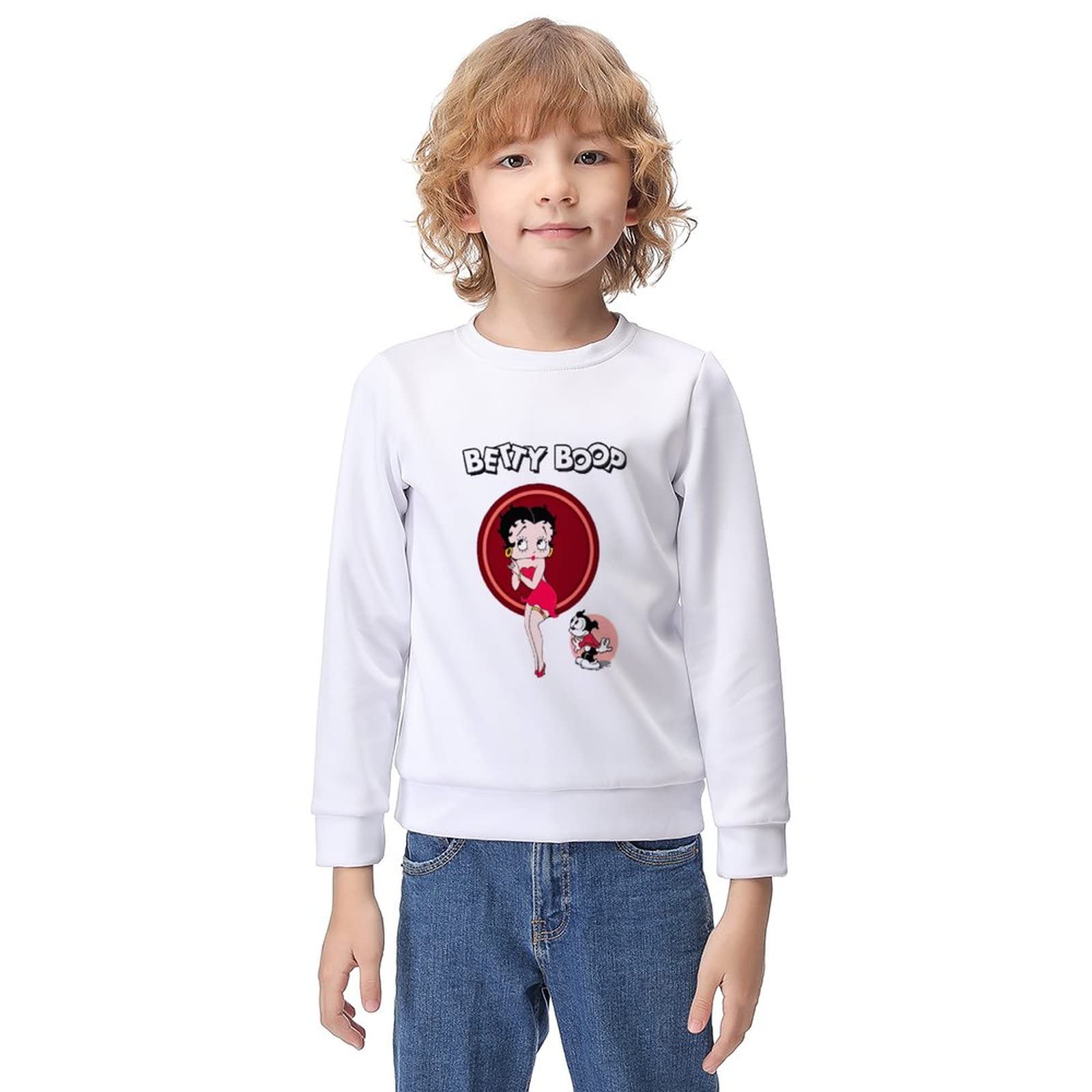 Amazon.co.jp: ベティちゃん ベティブープ キッズ トレーナー パーカー  