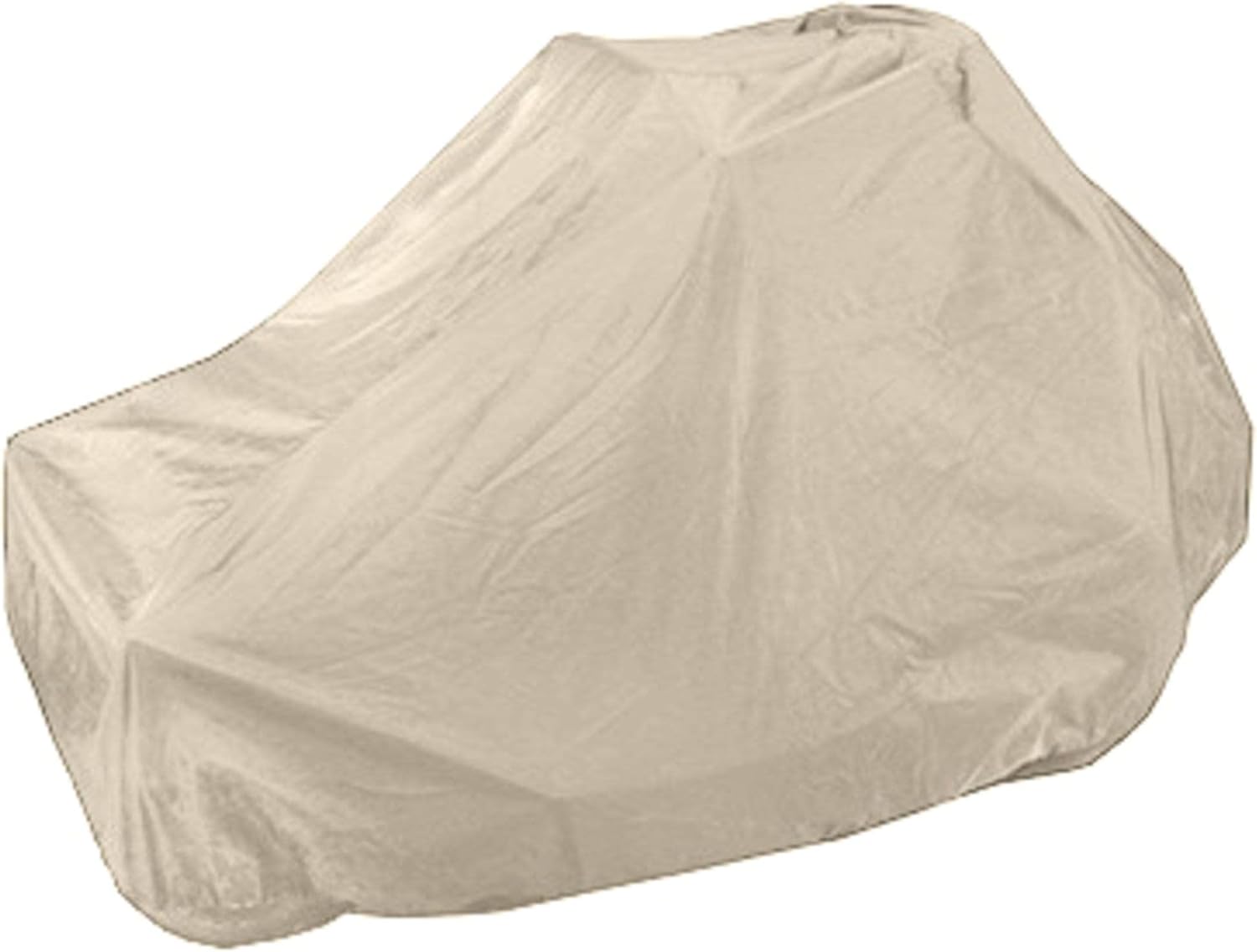 Covermates Elite Zero‑Turn and Riding Lawn Mower Cover – Heavy‑Duty Polyester All‑Weather Outdoor Protection Water‑Resistant, Drawcord, & Breathable Vent, 50W x 80D x 48H inches, Khaki