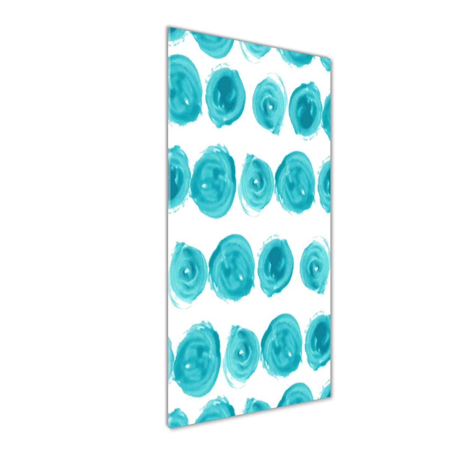 Image sur verre acrylique 50x125 motif points anti-UV Tulup