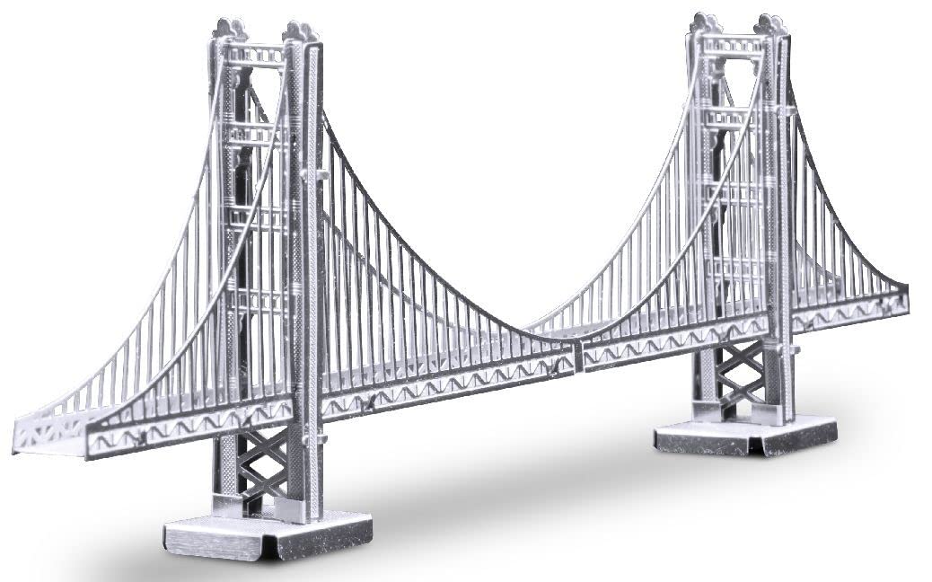 Fascinations Metal Earth San Francisco Golden Gate Bridge 3D Metal Model Kit