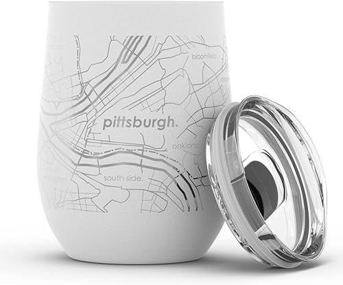 Vista 213 de Well Told Lexington Kentucky Map - Vaso de vino aislado con grabado de mapa de Kentucky, taza de acero inoxidable grabada (12 onzas, verde domingo)