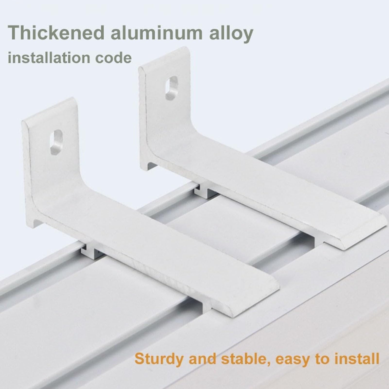 Heavy Du White ain Track System z pudełkiem na lambrekin, montowany na ścianie drążek rozdzielający okno wykuszowe, 330 cm / 129.9in, do salonu i sypialni, elegancki design