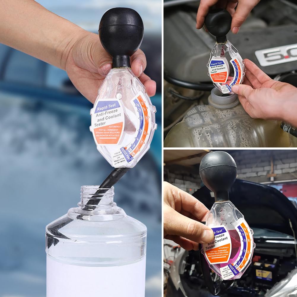 Tester Antigelo per Auto, Densimetro Liquido Refrigerante, Quadrante per Veicoli