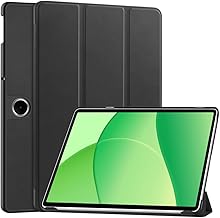 Kepuch Custer Case for OnePLus Pad Lite/OPPO Pad SE 11 Inch, Slim Smart Cover Cases Protective Case in PU-Leather - Black